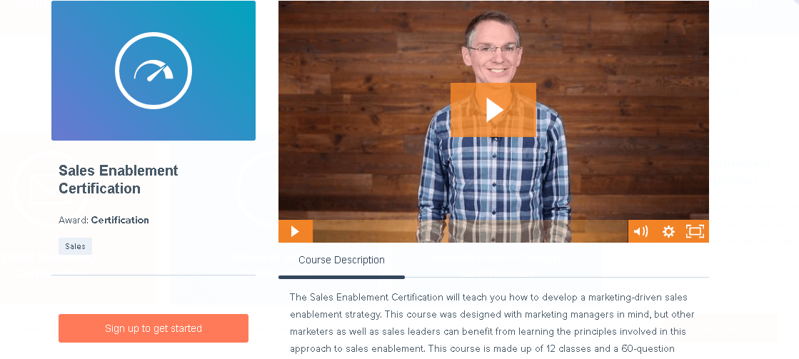 Digital Marketing for Sales Professionals with Hubspot Inbound Sales Certification