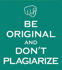 Don't plagarize