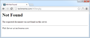 Example of Page not found