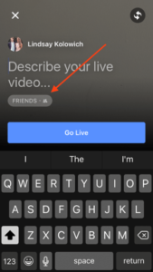 periscope change privacy settings