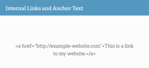 Example of Link and anchor tag